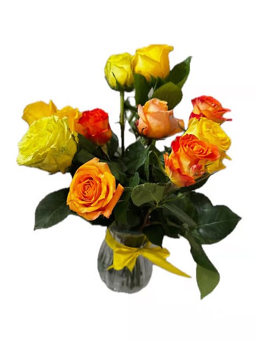 Special Roses in a Vase