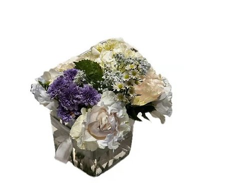 White & Blue in a vase