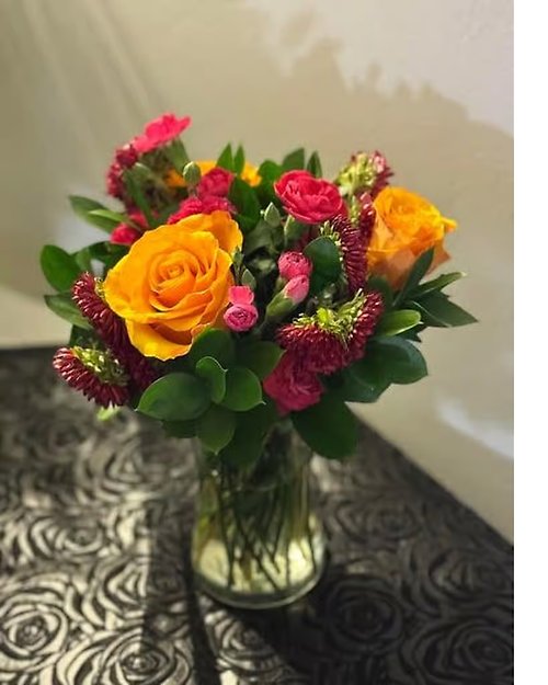 Mixed Flowers in a vase