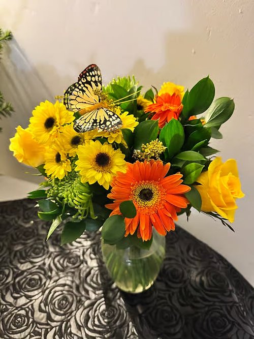Butterfly Bouquet in a vase