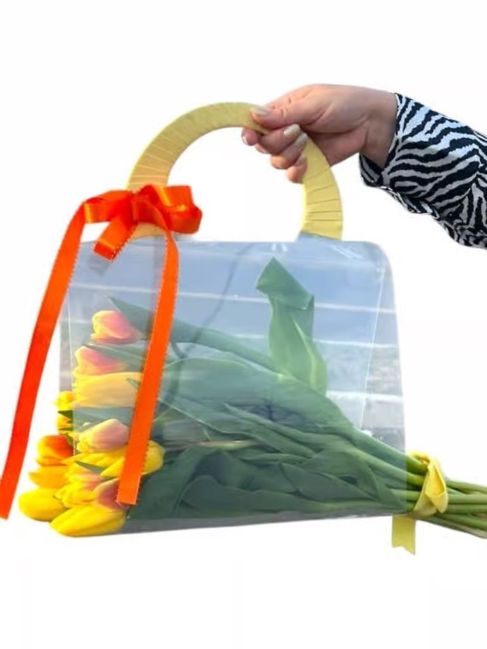 Fashionable Bag of Tulips