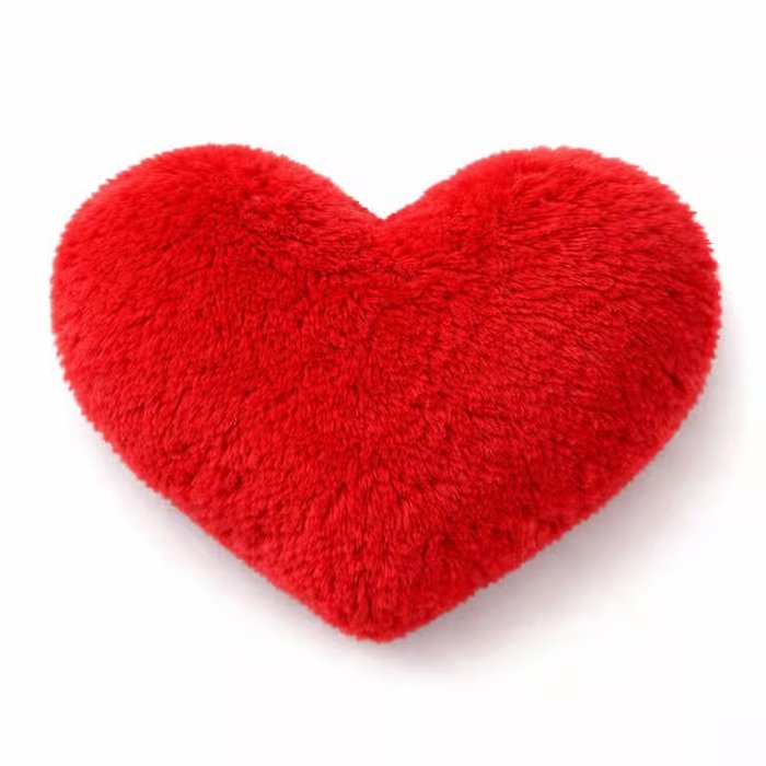 Soft Love Plush Heart – Romantic Red Gift