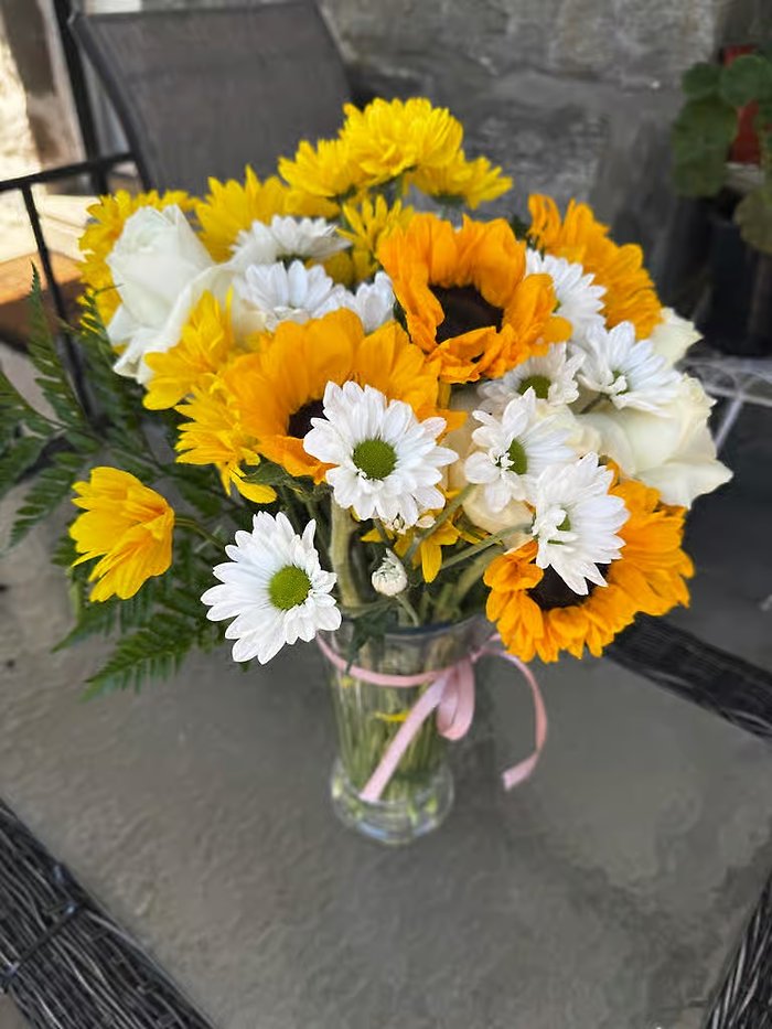 Sunflowers in a Vase