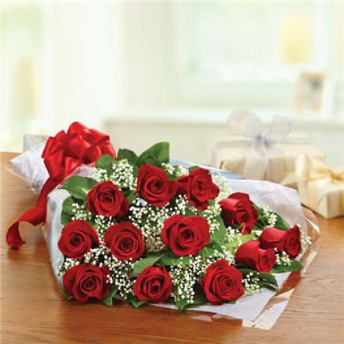 12 Roses Wrapped