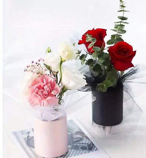 Elegant Boxes with Flowers