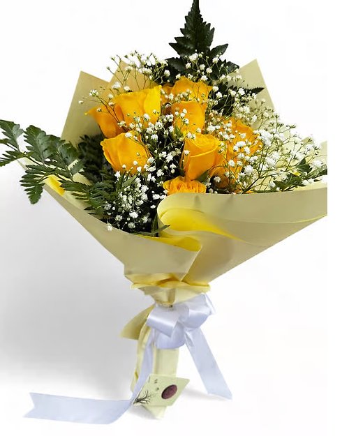 The Radiant Mother- Yellow Roses