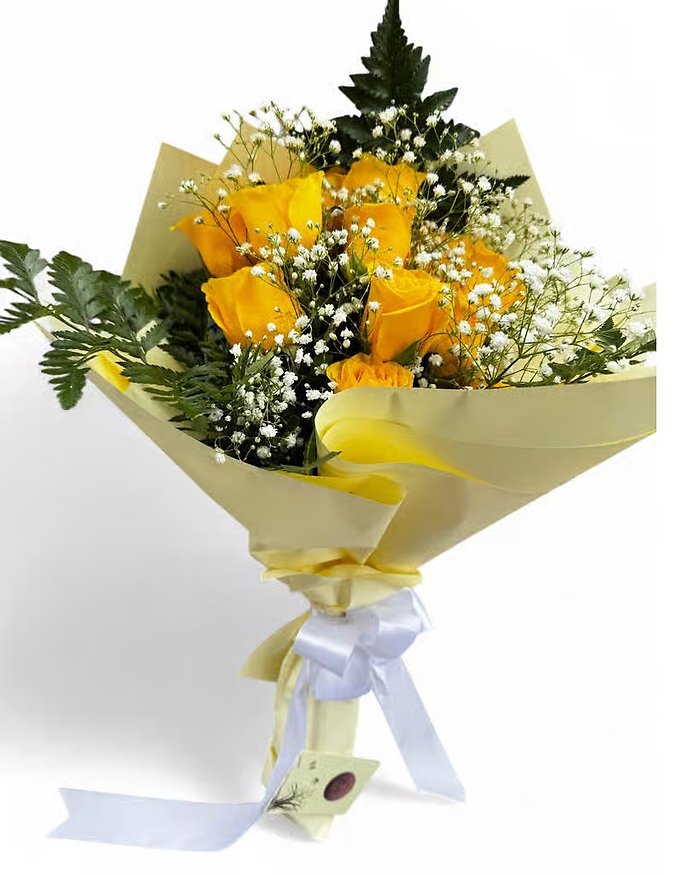 The Radiant Mother- Yellow Roses