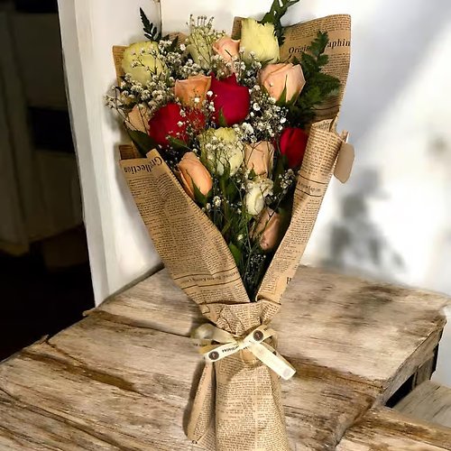 Retro Paper Bouquet