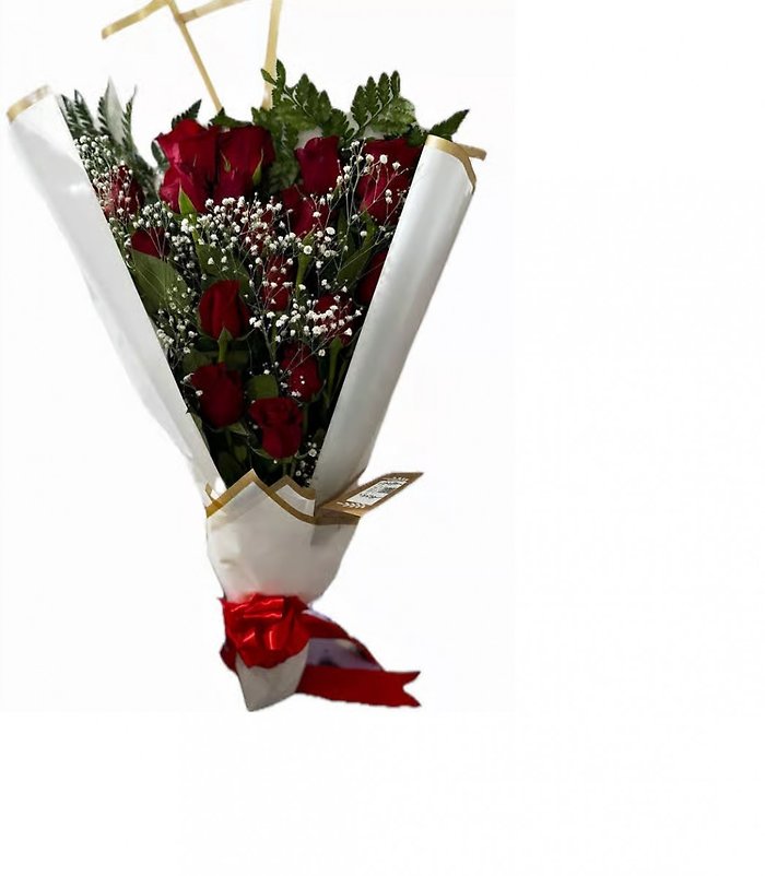 Elegant Red Roses Standing Tall