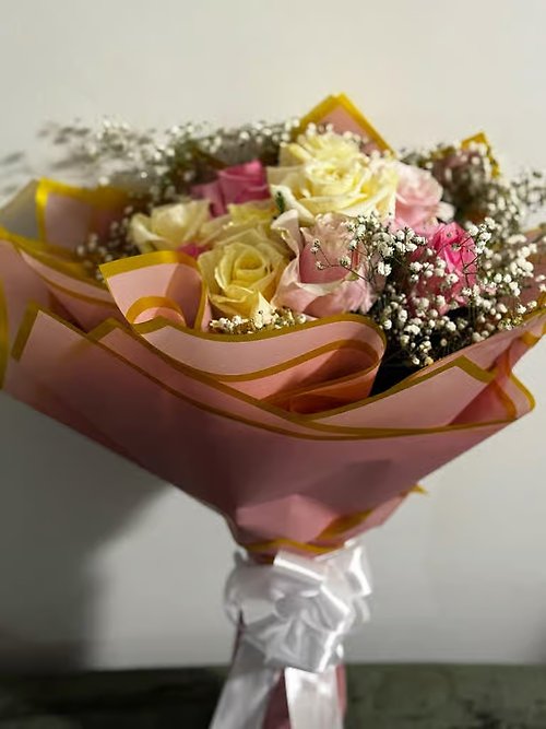 Pink and White Love Bouquet