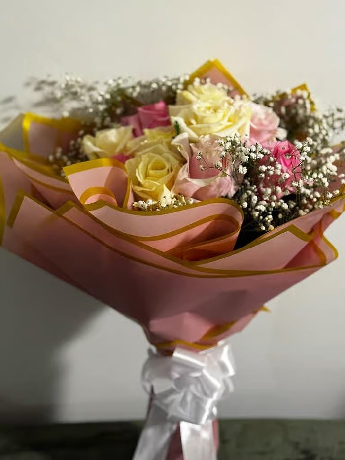 Pink and White Love Bouquet
