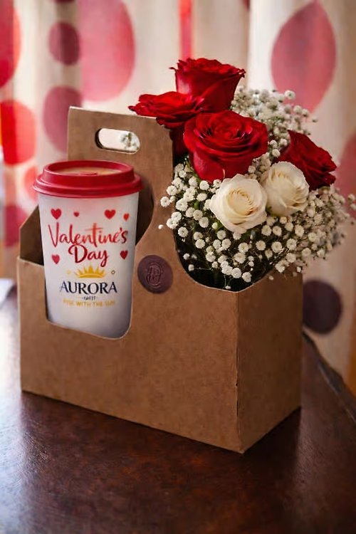 Love you Latte & Flowers