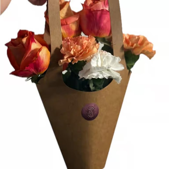 Bag of Orange and white Flowers
